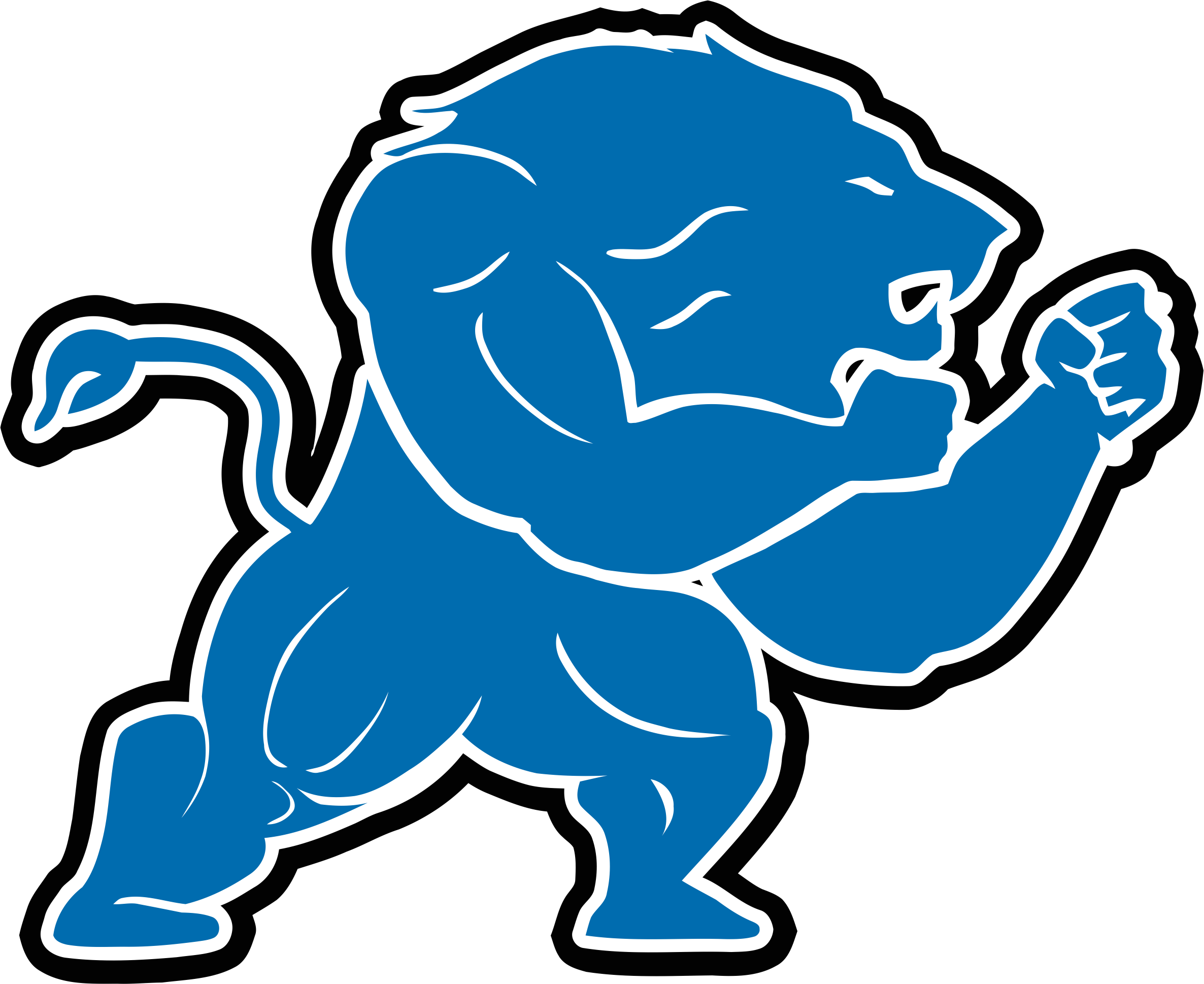 Detroit Lions Steroids Logo iron on transfers